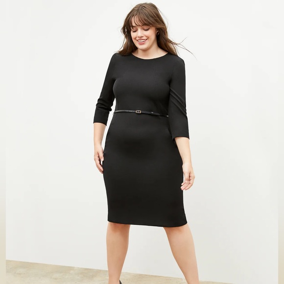 MM.LaFleur Etsuko Recycled WonderTex Sheath Dress, Size 6 - Picture 9 of 9